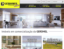 Tablet Screenshot of construtorageromel.com.br